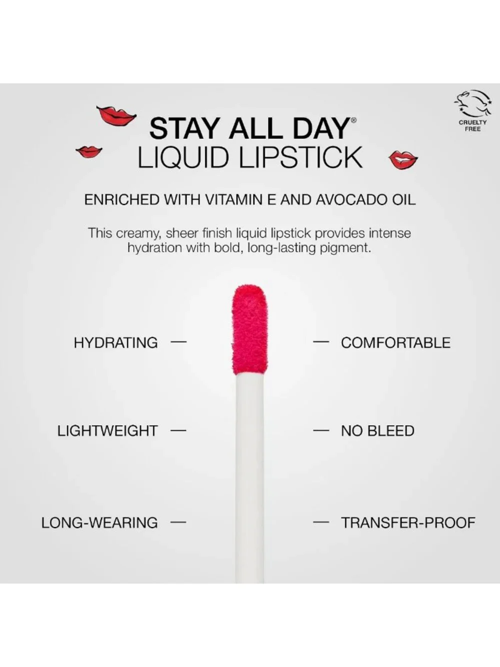 Long-Lasting Sheer & Shimmer Liquid Lip Color - Perfect for All-Day Wear!